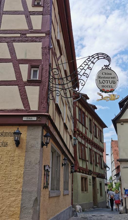 China Restaurant Hotel Lotus Rothenburg ob der Tauber Eksteriør bilde