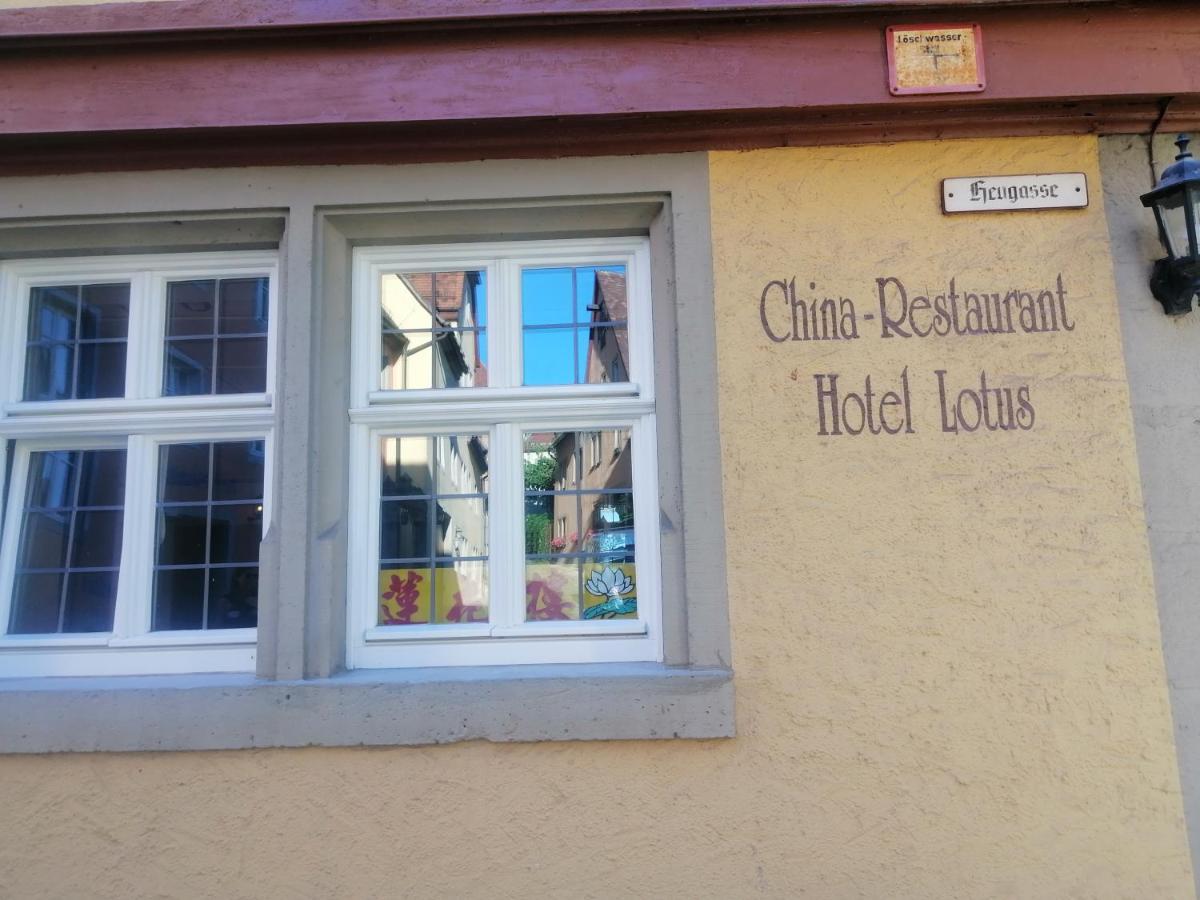 China Restaurant Hotel Lotus Rothenburg ob der Tauber Eksteriør bilde