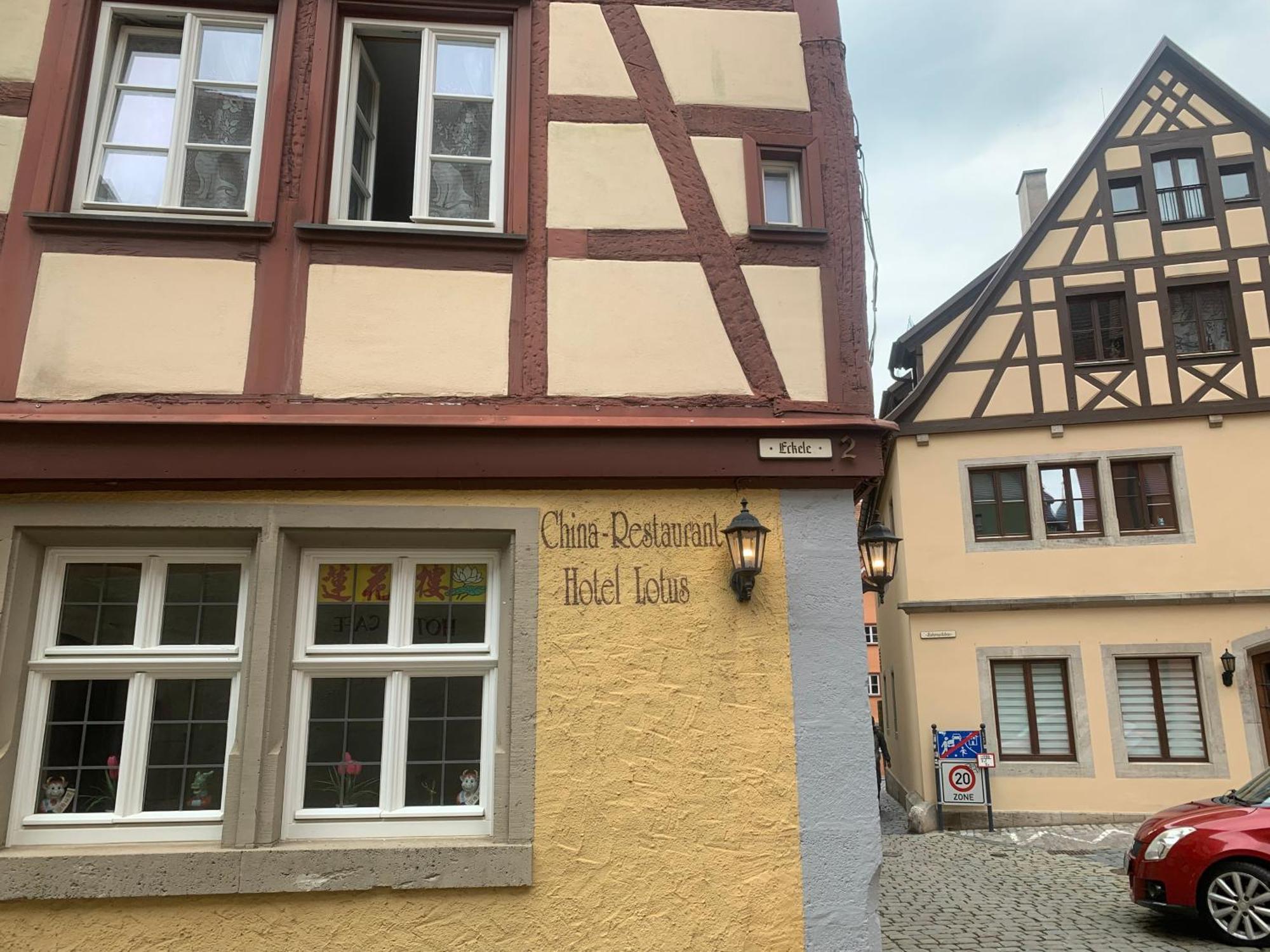 China Restaurant Hotel Lotus Rothenburg ob der Tauber Eksteriør bilde