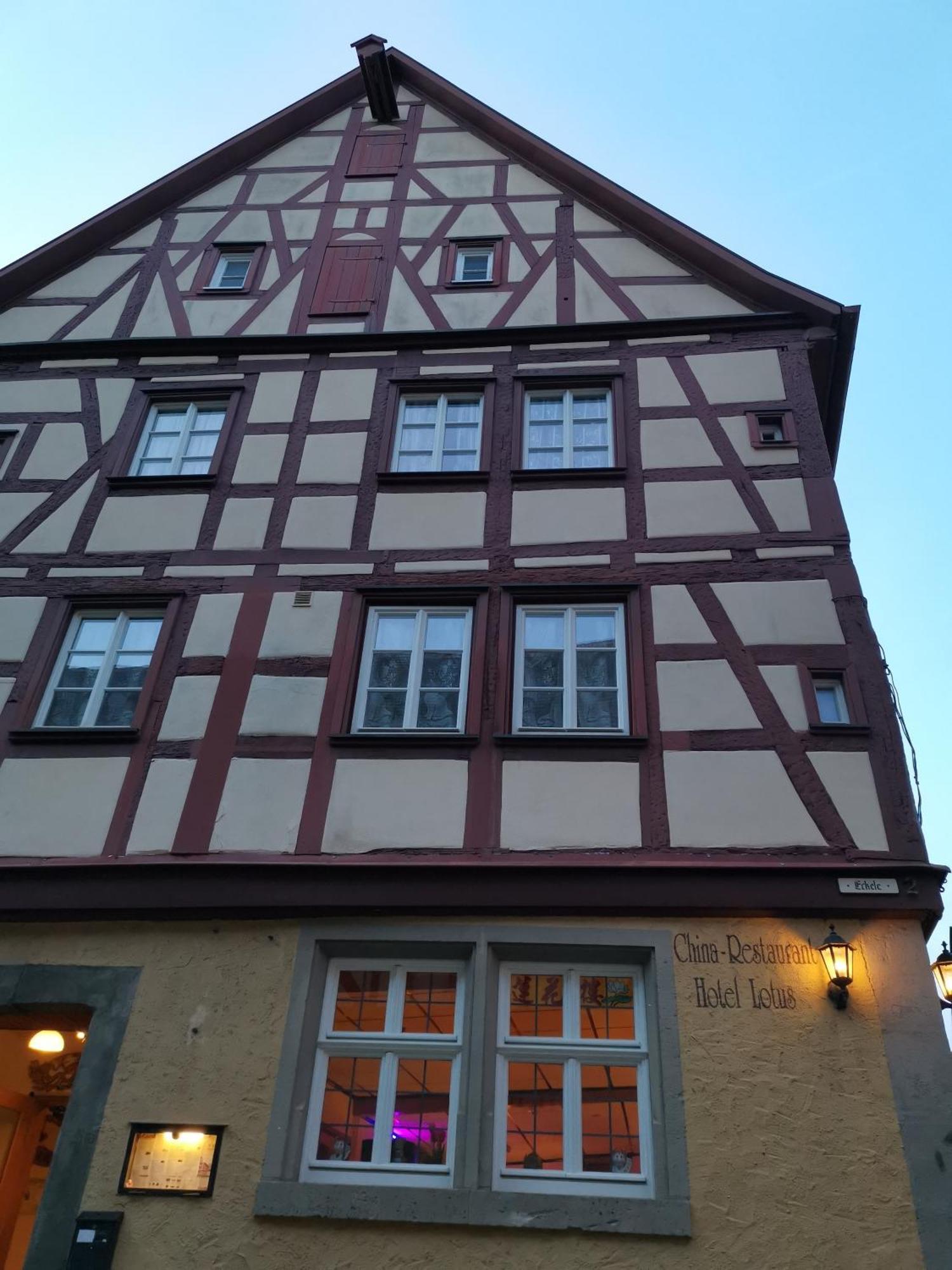 China Restaurant Hotel Lotus Rothenburg ob der Tauber Eksteriør bilde