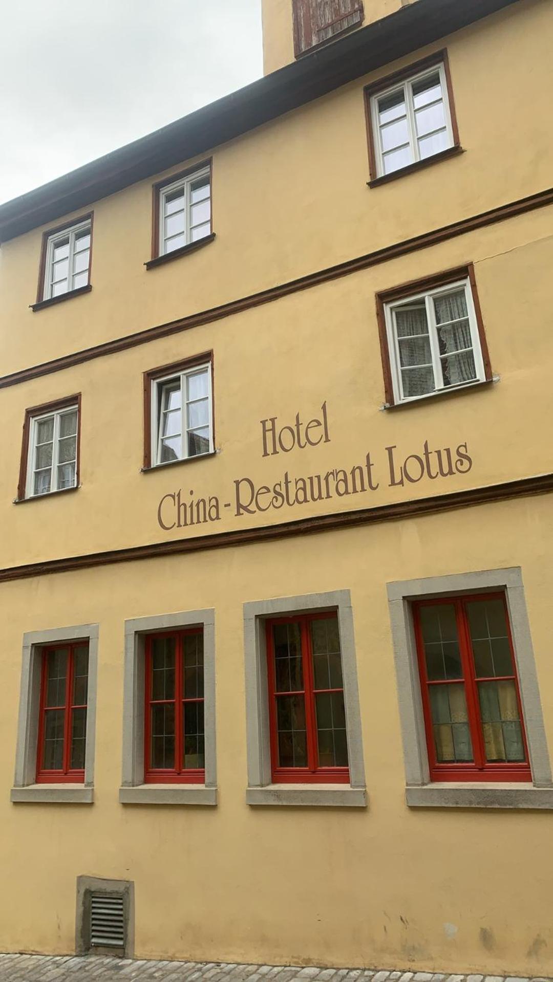 China Restaurant Hotel Lotus Rothenburg ob der Tauber Eksteriør bilde